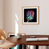 Clover botanical wall art in a modern home